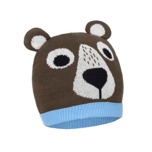 סט כובע עם כפפות1-3Y Winter Hat/Gloves Sets - Bear